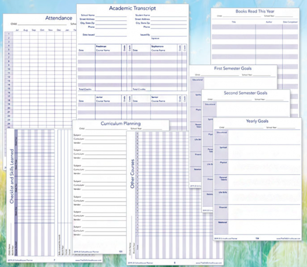 How To Organize Your Homeschool Year - Planner Review