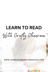 Learn To Read With Crafty Classroom