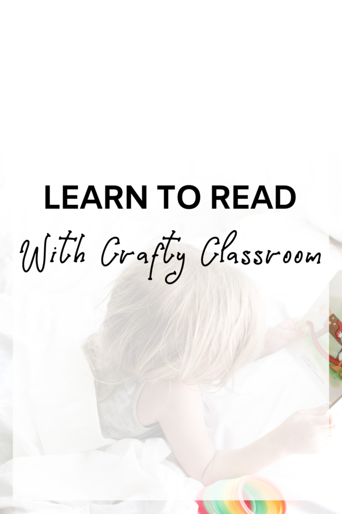 Learn To Read With Crafty Classroom fi