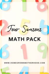 Four Seasons Math Pack