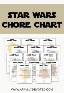 Star Wars Chore Chart