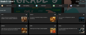 vocabulary with wordela word list