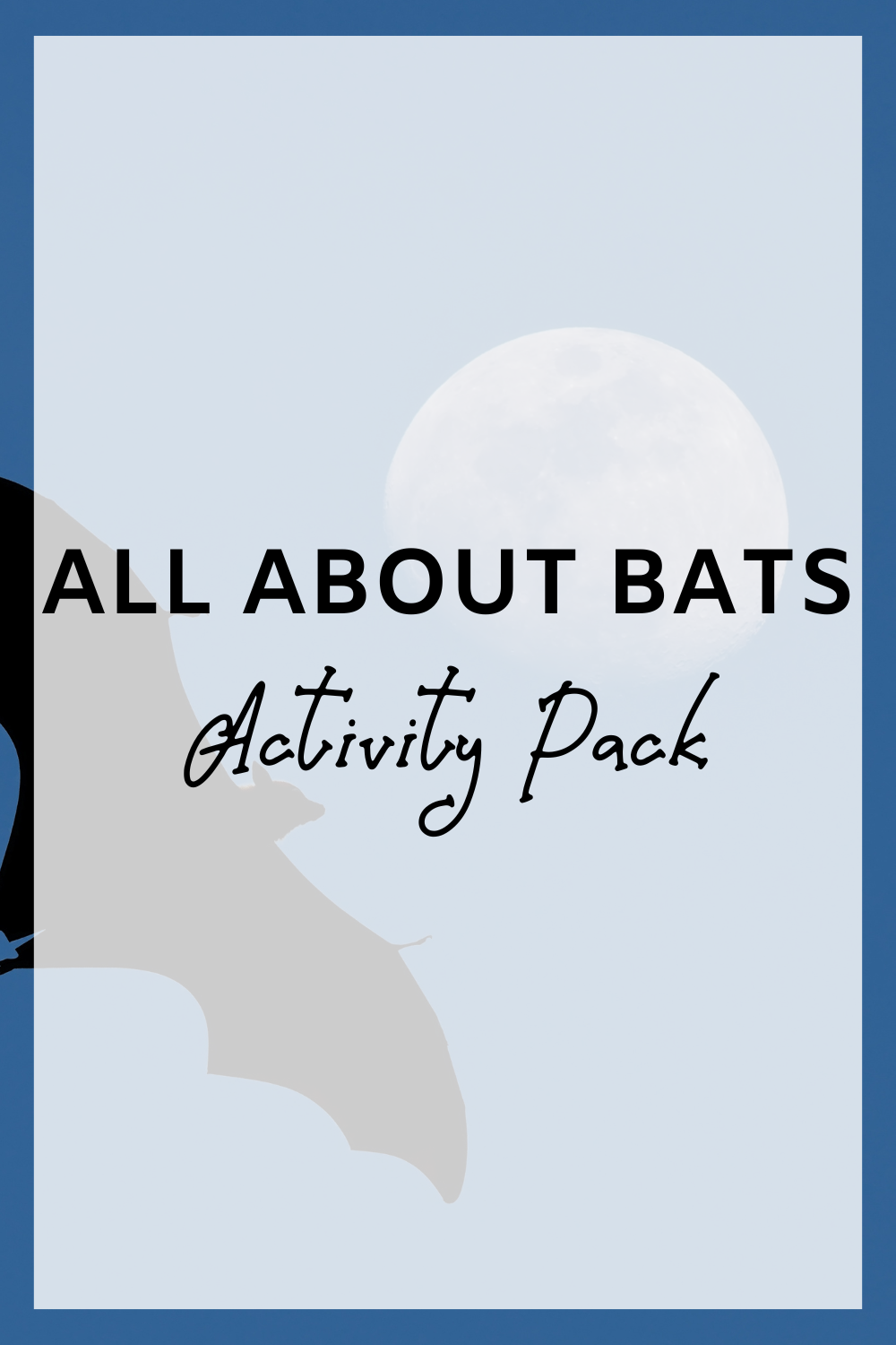 All About Bats Activity Pack FI
