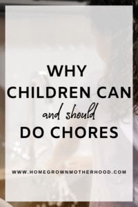 Why Children Can and Should Do Chores Life Cycle