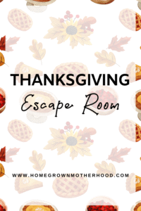 Thanksgiving Escape Room
