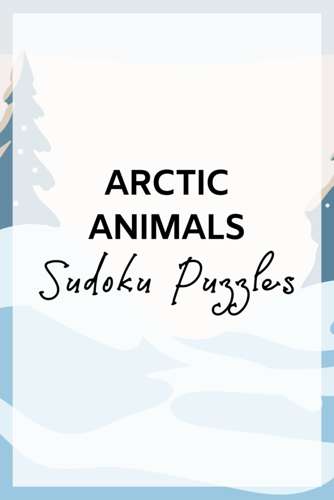 Arctic Animals Sudoku puzzles fi