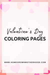 Valentine’s Day Coloring Pages