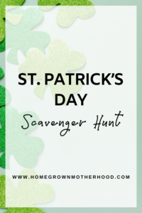 St. Patrick's Day Scavenger Hunt