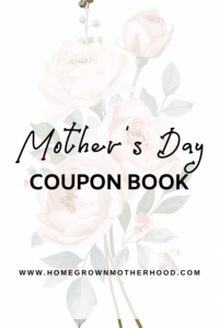 Mother's Day Coupon Book
