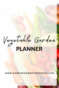 Vegetable Garden Planner