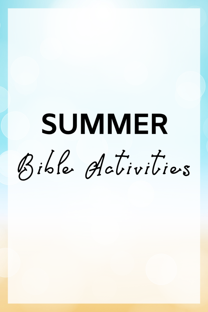 Summer Bible Activities FI